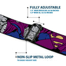 Bizzaro Logo Full Color Blue Seatbelt Belt - Bizzaro Action Webbing