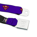 Bizzaro Logo Full Color Blue Seatbelt Belt - Bizzaro Logo w/Bizzaro Pose Webbing