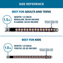 SOUTH PARK Title Logo Full Color Black/White Seatbelt Belt - South Park Stan Flip Poses Black Webbing