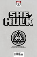 She-Hulk 2 Unknown Comics David Nakayama Exclusive Virgin Color Bleed Var (02/23/2022)