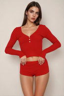 Soft Long Sleeve Loungewear Set