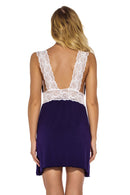 Jersey Knit and Lace Babydoll