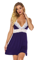 Jersey Knit and Lace Babydoll