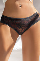 Ruffle Back Crotchless Panty