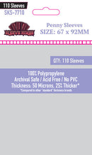 Penny Card Game Card Sleeves (67x92mm) - 110 Pack, 50 Microns, SKS-7710