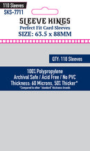 Perfect Fit Internal (Inner) Card Sleeves (63.5x88mm) 110 Pack, 60 Microns, SKS-7711