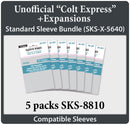 "Colt Express"+ Expansions Unofficial Compatible Sleeve Bundle (8810 X 5)