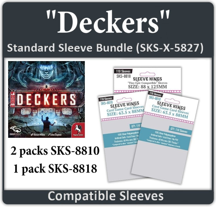 Deckers Compatible Card Sleeve Bundle (8810 x 2, 8818 x 1)