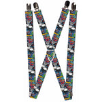 Suspenders - 1.0" - Batman & Joker Comic Strip