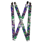 Suspenders - 1.0" - THE JOKER Playing Cards Poses