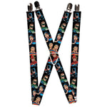 Suspenders - 1.0" - Justice League Elite Forces Superheroes