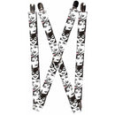 Suspenders - 1.0" - Batgirl Supergirl Wonder Woman Retro Panels Black Pink White