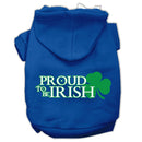 Pet Dog & Cat Hoodie Screen Printed, "Proud To Be Irish"