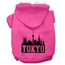 Pet Dog & Cat Hoodie Screen Printed, "Tokyo Skyline"