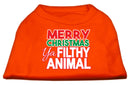 Holiday Pet Dog & Cat Shirt Screen Printed, "Merry Christmas Ya Filthy Animal"