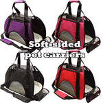 Soft Sided Plain Pet Carrier