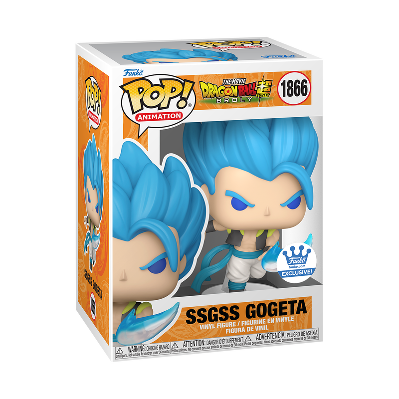 PREORDER (Estimated Arrival FEBRUARY 2025) POP! Animation: Dragon Ball Super - SSGSS Gogeta Common Funko Shop Exclusive