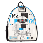 Loungefly Star Wars: The Power of the Force R2-D2 Astromech Droid Light Up Mini Backpack