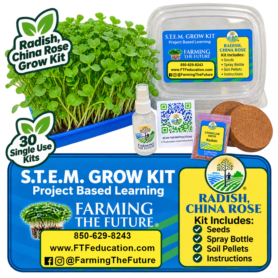 K-12 STEM Microgreen Kit - Classroom Bundle Student Grow Kit
