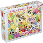 Pokemon Lets Eat Together Celebration Cake 500PC Puzzle - CLEARANCE