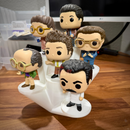 Funko Pop and Action Figure Display Riser, 6 Level Crystal Stand, Tiered Collectible Display for 6 and 7 Inch Figures