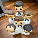 Funko Pop and Action Figure Display Riser, 6 Level Crystal Stand, Tiered Collectible Display for 6 and 7 Inch Figures
