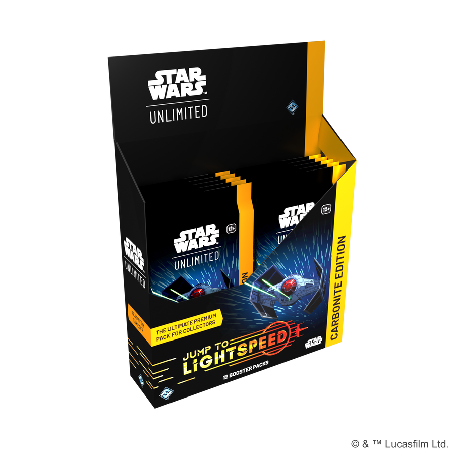 Star Wars: Unlimited - Jump to Lightspeed Carbonite Booster Display