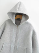 Zip Up Hoodies Women – Oversized Autumn Hooded Sweatshirt