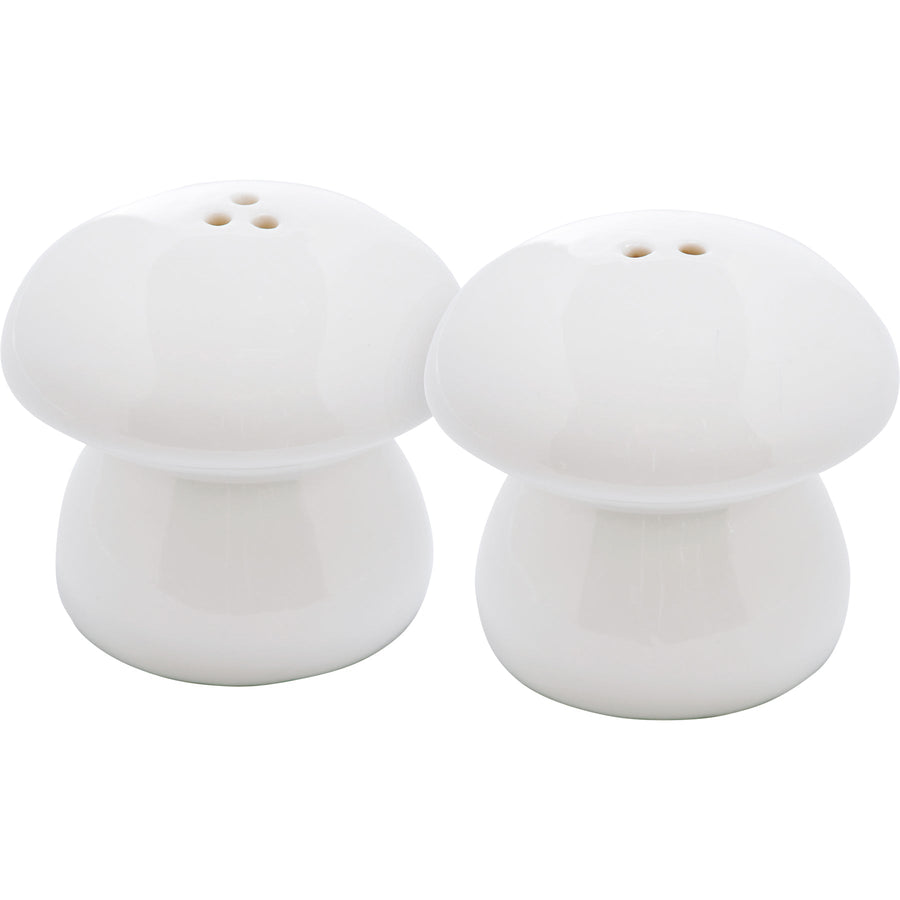 Salt And Pepper Mushroom Shakers Set | Cottagecore | Minimalist White
