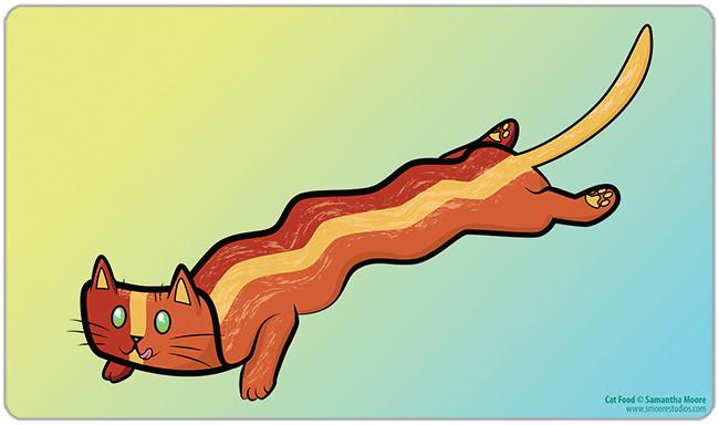 Bacon Cat Playmat