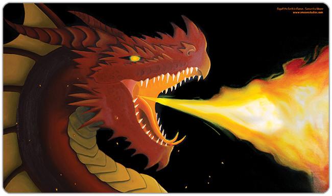 Engulf the Earth in Flames Playmat