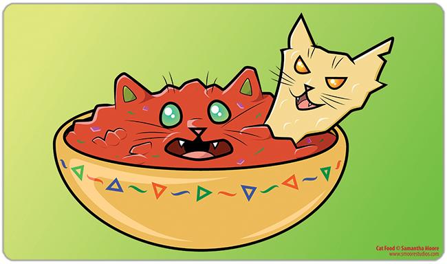 Salsa and Chip Cat Playmat