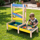 Sand and Water Table for Toddlers with 2 Basins