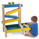Sand and Water Table for Toddlers with 2 Basins