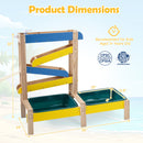 Sand and Water Table for Toddlers with 2 Basins