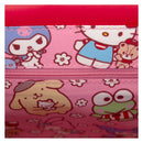 Sanrio Hello Kitty & Friends Color Block Floral Crossbody Bag by Loungefly