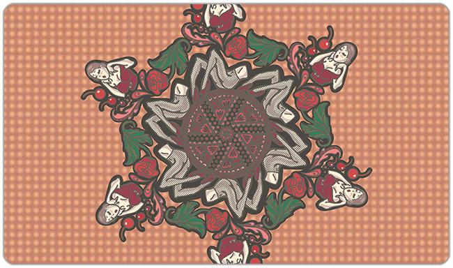 Cherry Lady Mandala Playmat