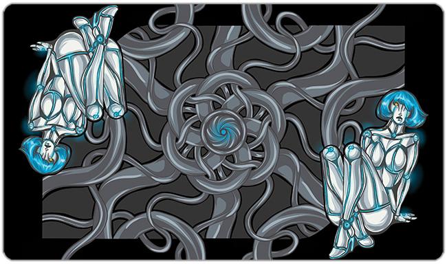 Robotic Woman Playmat