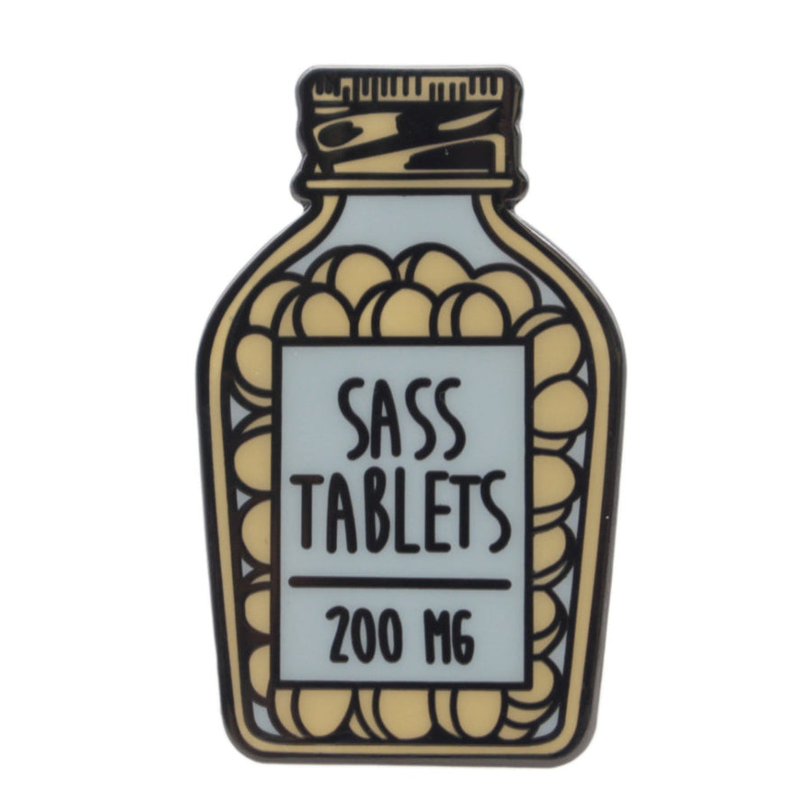 Sass Tablets Enamel Pin