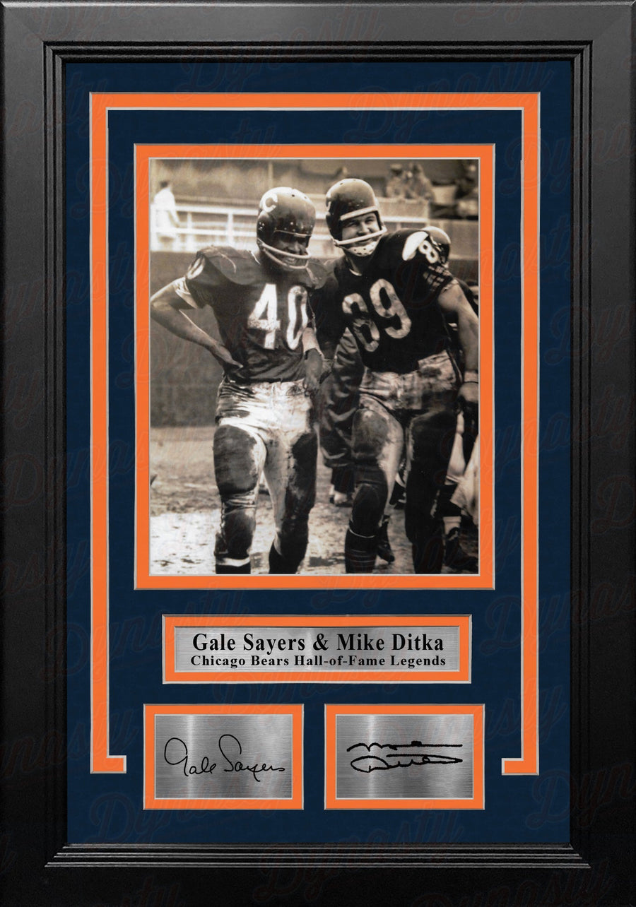 Gale Sayers & Mike Ditka Chicago Bears 8
