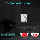 Removable 100% Light Blocking Darkest Window Cloth DIY Total Blackout Glass Privacy Darkening Window Tint Black Window Sticker