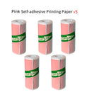 Mini Portable Printer Thermal Paper HD 57*25mm Universal Self-adhesive Roll Paper Label Sticker For Phone Printing Picture Photo