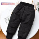 Kids Winter Thermal Pants – Cotton Padded Warm Trousers for Snow Play
