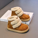 Children's Winter Boots for Girls New Warm Kids Fashion Plush Boots Ankle Versatile Outdoor Causal Toddlers Cotton Boots Soft