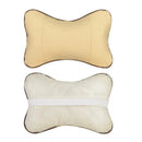 Car Neck Pillow – PU Leather Headrest Cushion for Comfort