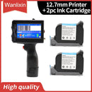 12.7mm 25.4mm Label Printer Handheld Inkjet Printer QR Bar Batch Code Date Number Logo Expiry Date Coding Machine Portable