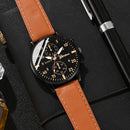 New Hip Hop Mens Fashion Watches Luxury Male Clock Wristwatch Sport MensWrist Watch Bracelet Set Relogio Masculino