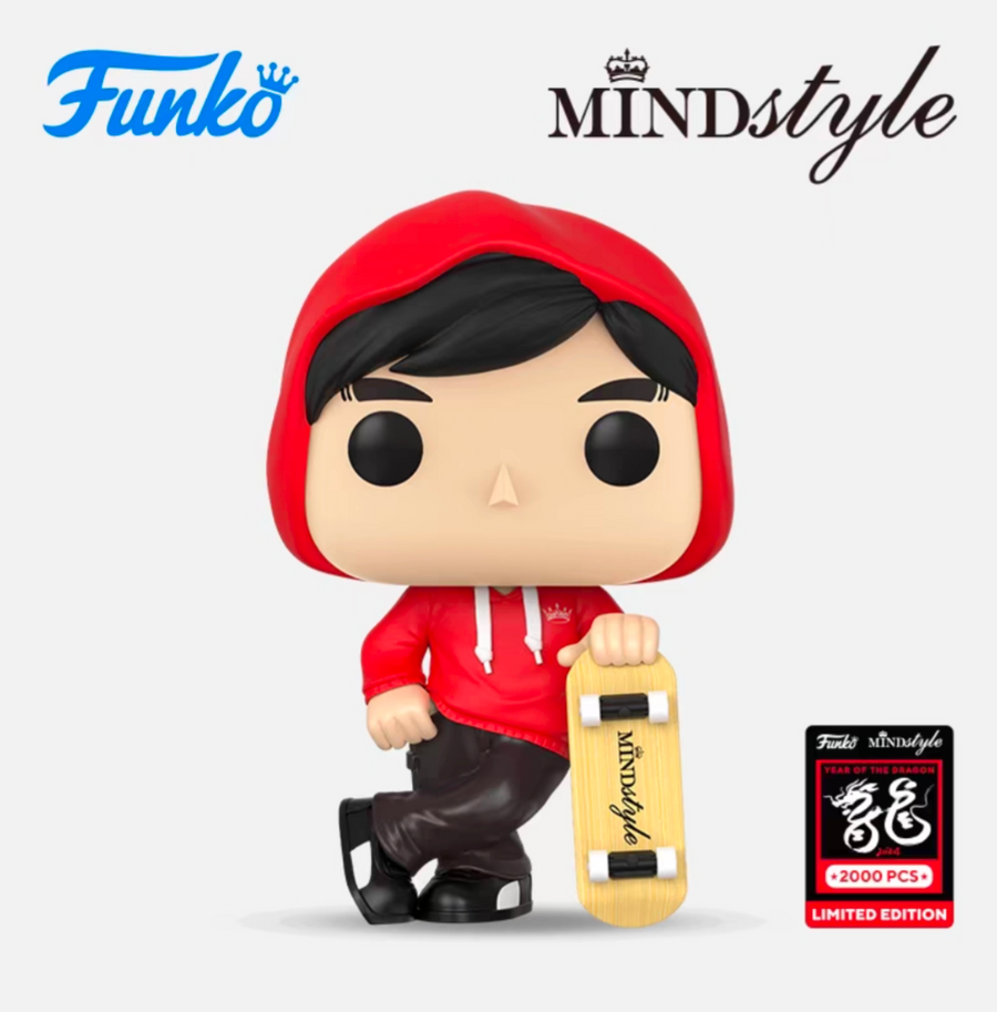 [FINAL INVENTORY] Pop! Asia: Jay Chou with Skateboard LE2000 Year of the Dragon Mindstyle Exclusive