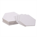 20 Blank Hexagon Board Game Tiles