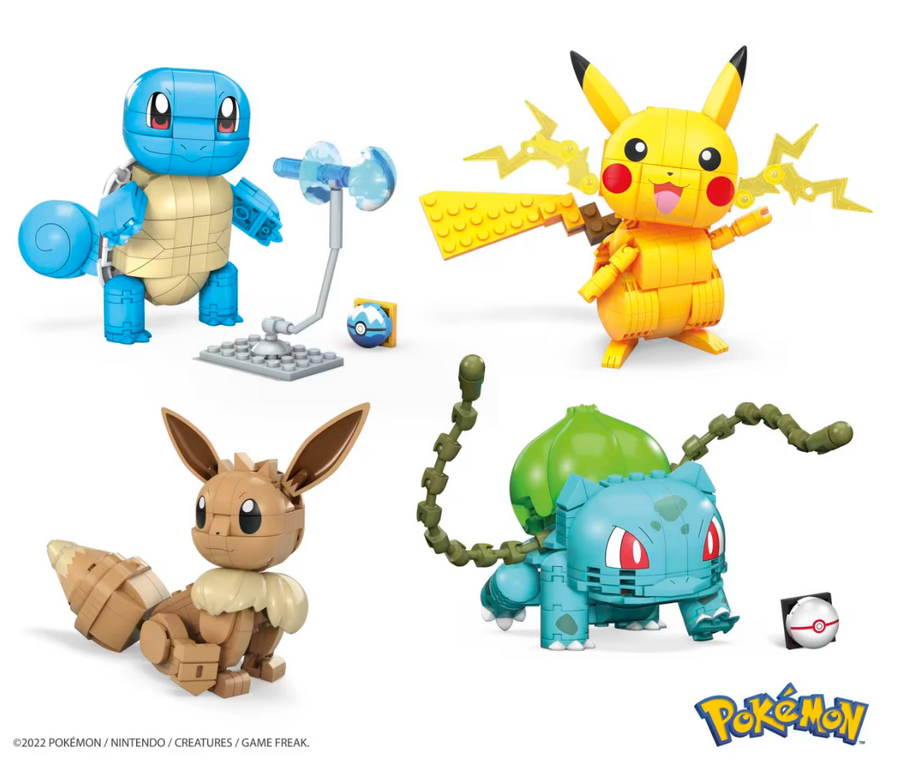 MEGA Pokémon Building Toy Kit With 1 Action Figure And Accessory For Kids